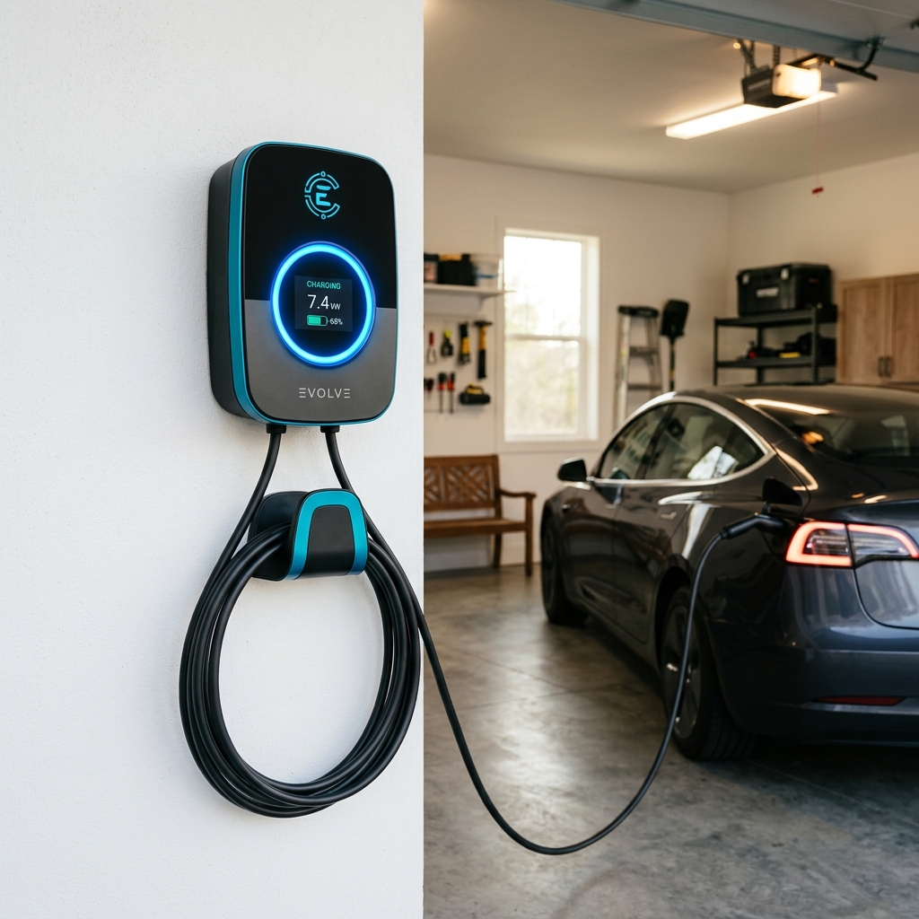 Instalación de cargador de coche eléctrico garaje comunitario VallaVolt